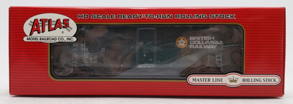 Atlas 20002675 HO British Columbia Railway NSC 50' Plug-Door Boxcar #851019 MT/Box
