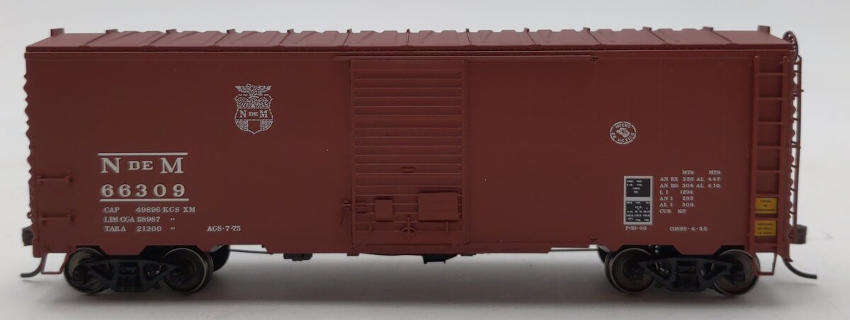 Atlas 20001395 HO NdeM 40' Postwar Boxcar w/ 6' Door #66309