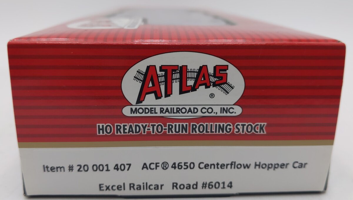 Atlas 20001407 HO Excel Railcar (ERCX) 4650 Centerflow 3Bay Hopper Car #6014