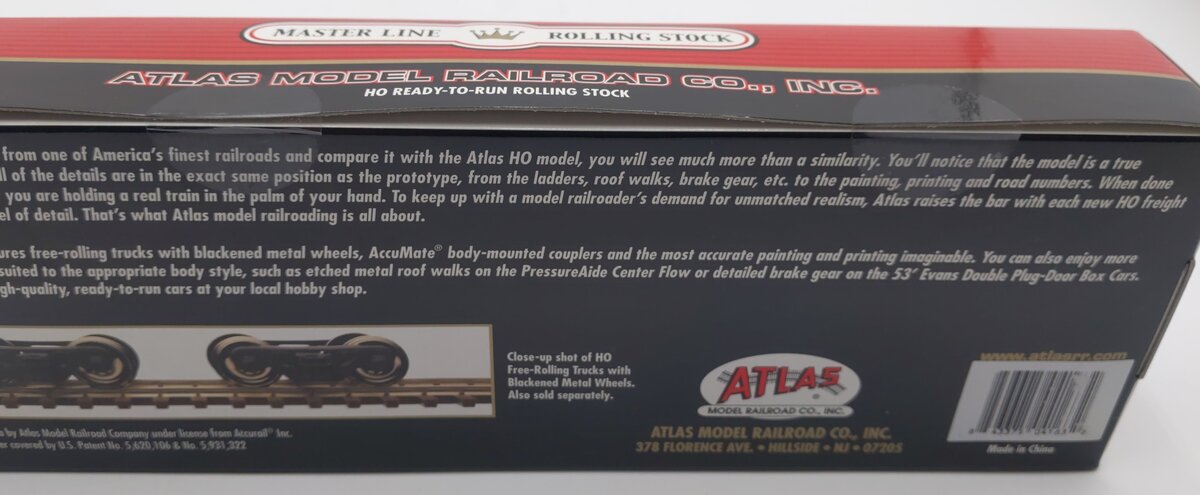 Atlas 20001407 HO Excel Railcar (ERCX) 4650 Centerflow 3Bay Hopper Car #6014