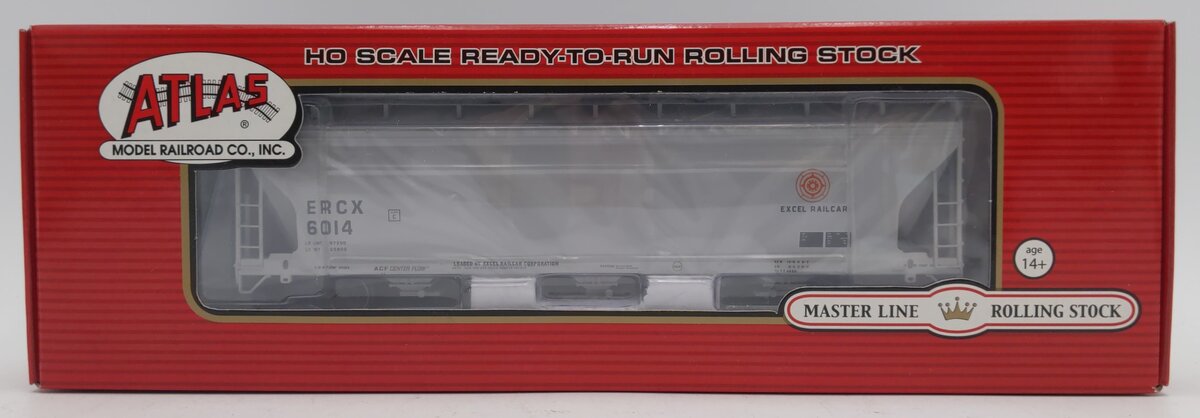 Atlas 20001407 HO Excel Railcar (ERCX) 4650 Centerflow 3Bay Hopper Car #6014