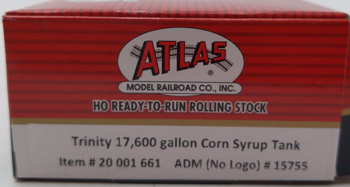 Atlas 20001661 HO Scale ADM Corn Syrup Tank #15755