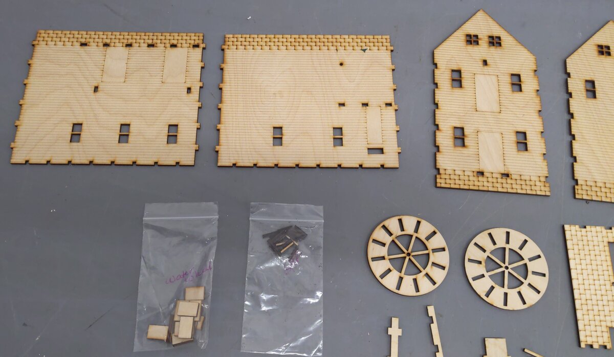 Cardinal Designs Model - Farmhouse and Water Wheel LN