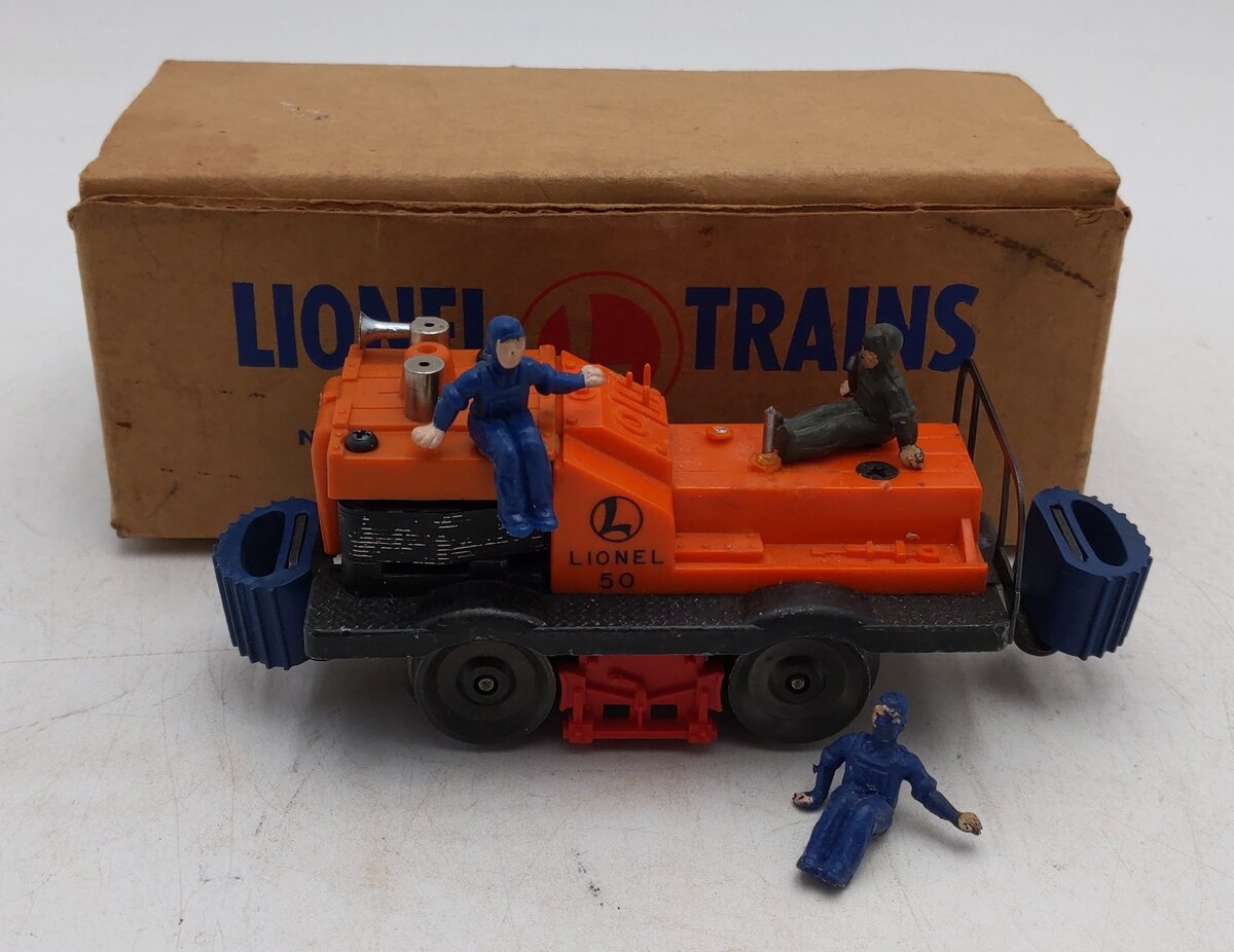 Lionel 50 Vintage O Motorized Gang Car VG/Box