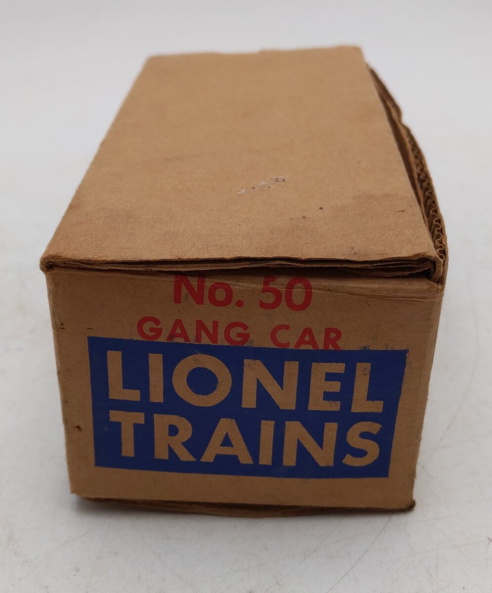 Lionel 50 Vintage O Motorized Gang Car VG/Box