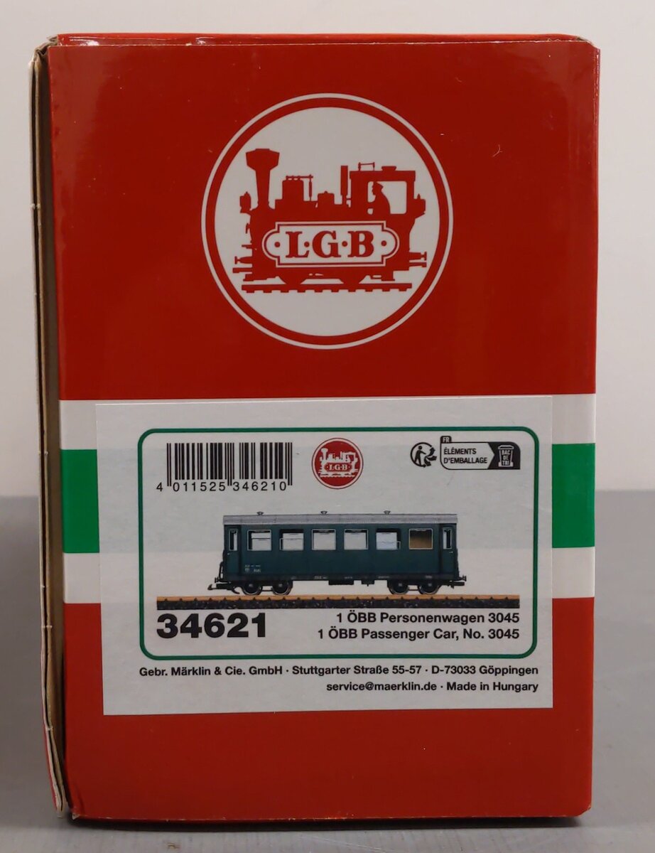 LGB 34621 G ÖBB Era IV Passenger Car #3045 LN/Box