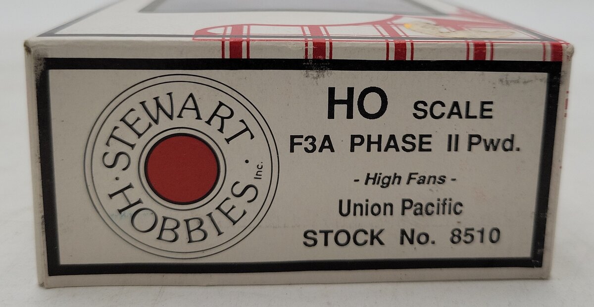 Stewart Hobbies 8510 HO Union Pacific F3A Phase II Powered Diesel Locomotive EX/Box
