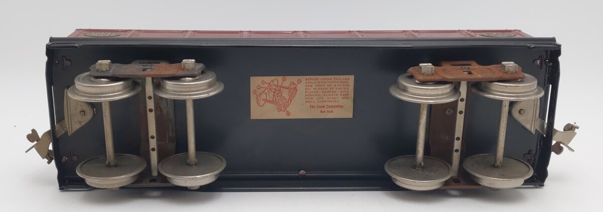 Lionel 212 Vintage Standard Gauge Lionel Lines Maroon Gondola VG/Box
