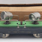 Lionel 220 Vintage Standard Gauge Green Searchlight Car with Nickel Trim EX/Box