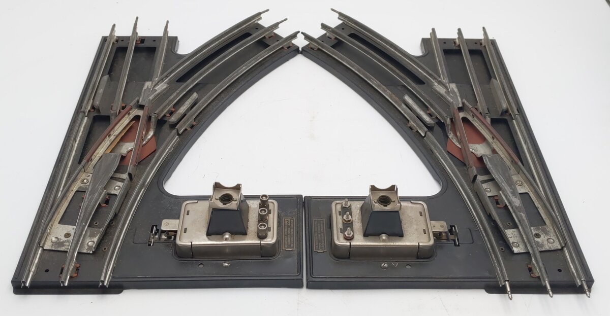 Lionel 223 Vintage Standard Gauge Left-Hand & Right-Hand Remote Switches - Pair VG