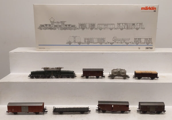 Marklin 28730 HO Gauge Swiss Crocodile Electric Freight Train Set
