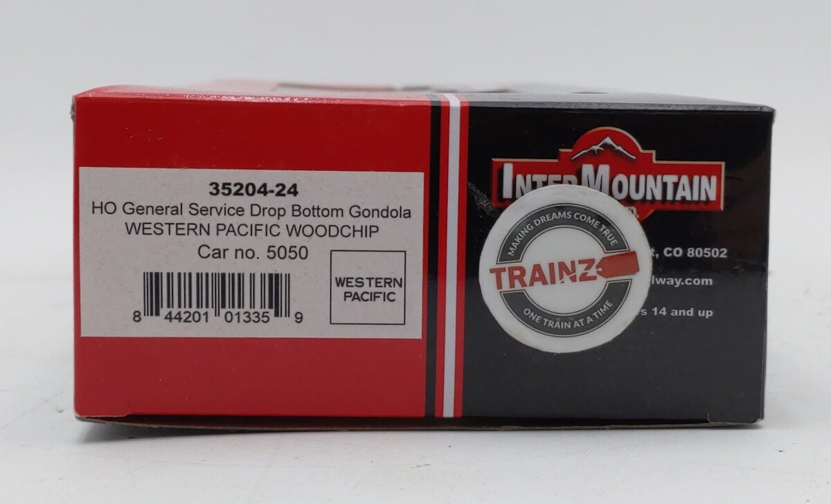 InterMountain 35204-24 HO Western Pacific Woodchip W/Drop Bottom Gondola