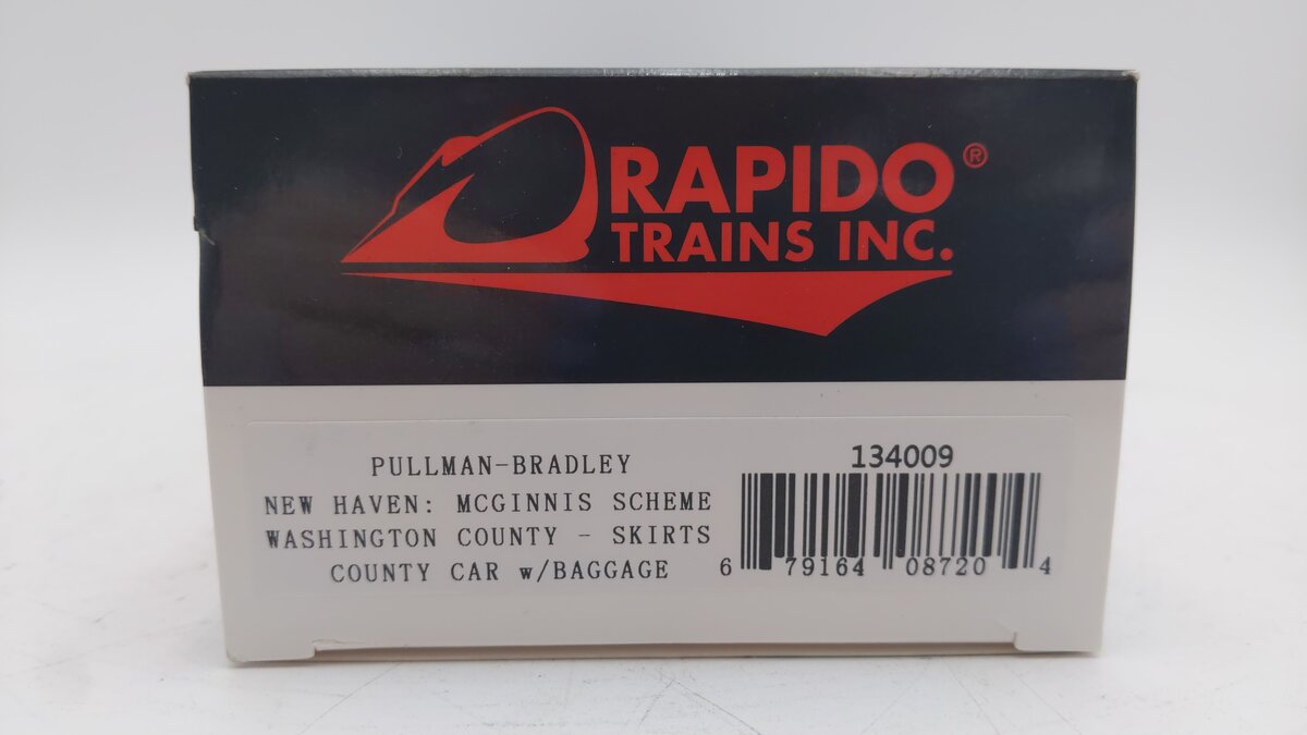 Rapido Trains 134009 HO New Haven "Washington County" McGinnis County Car #211