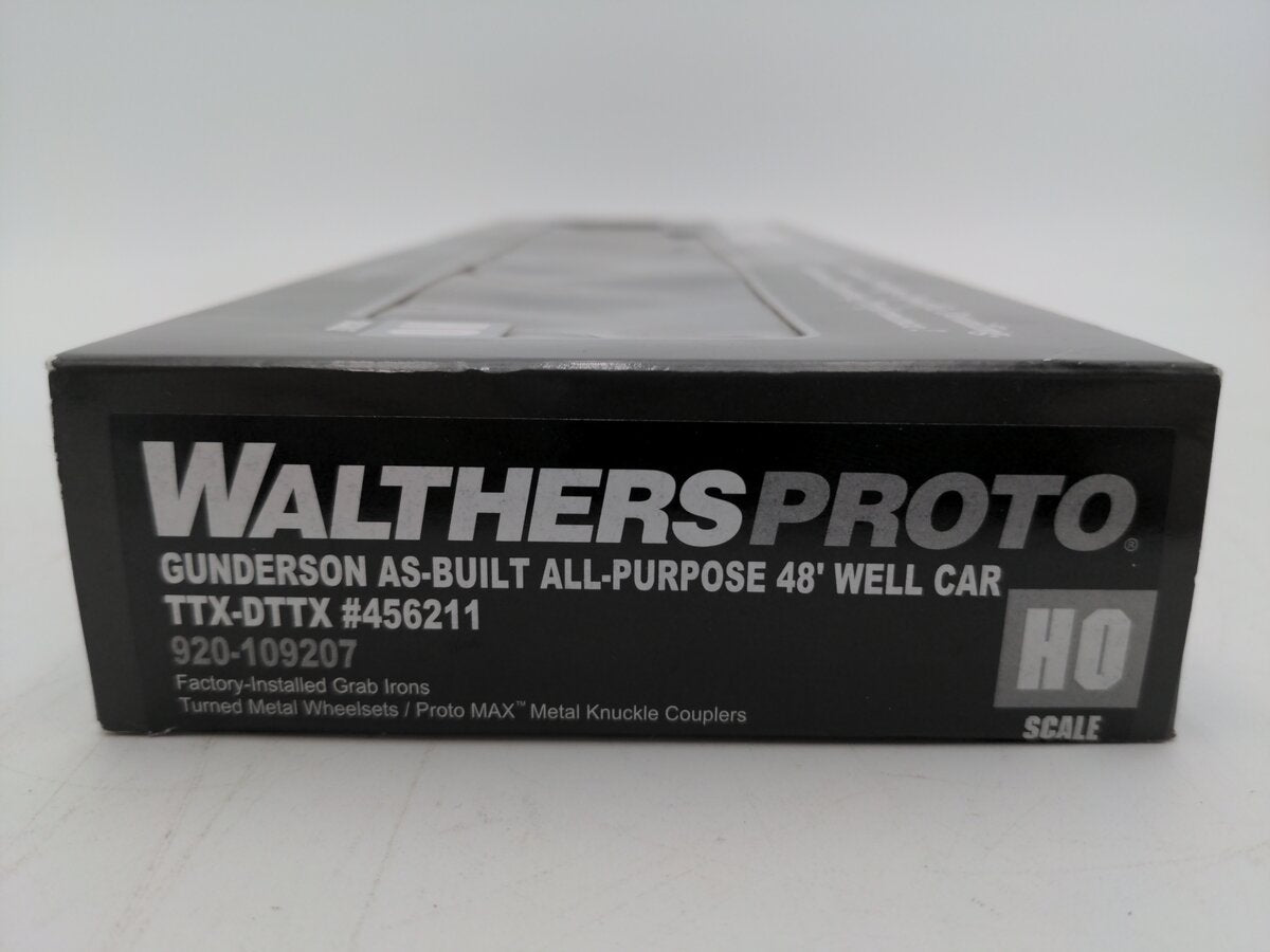 Walthers 920-109207 HO DTTX 48' Gunderson All-Purpose Well Car Trailer #456211
