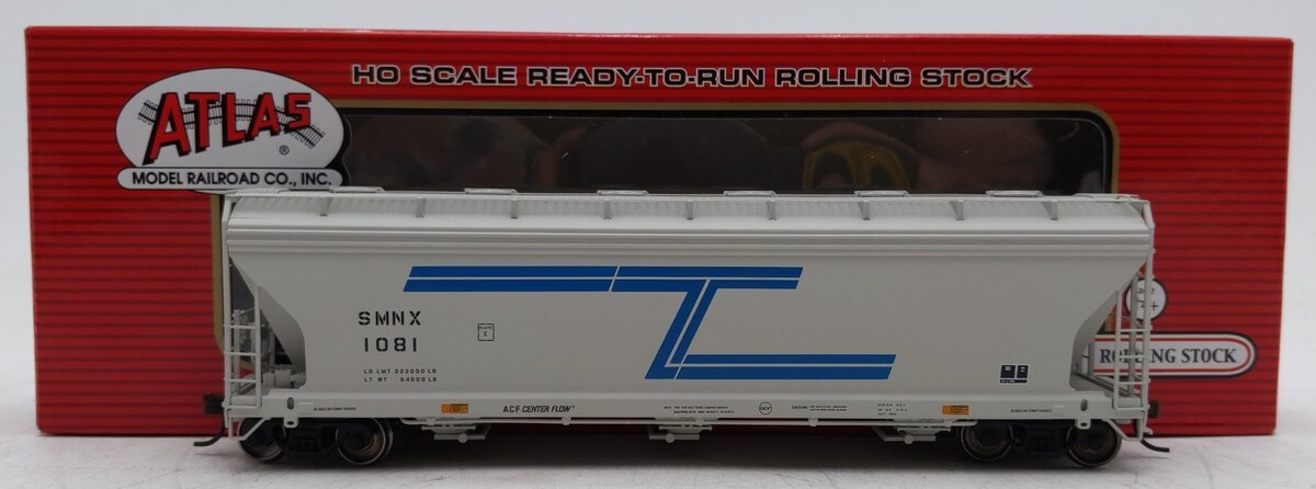 Atlas 20002853 HO Scale SMNX ACF 4650 Centerflow 3Bay Hopper #1081