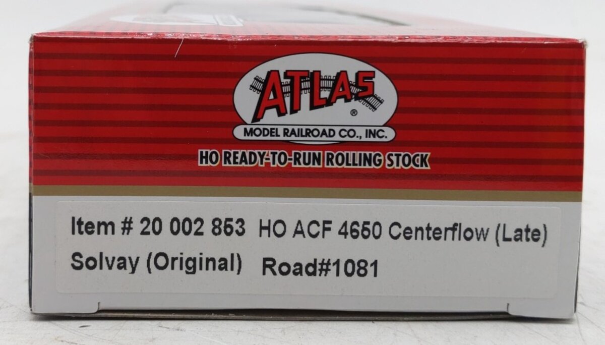 Atlas 20002853 HO Scale SMNX ACF 4650 Centerflow 3Bay Hopper #1081