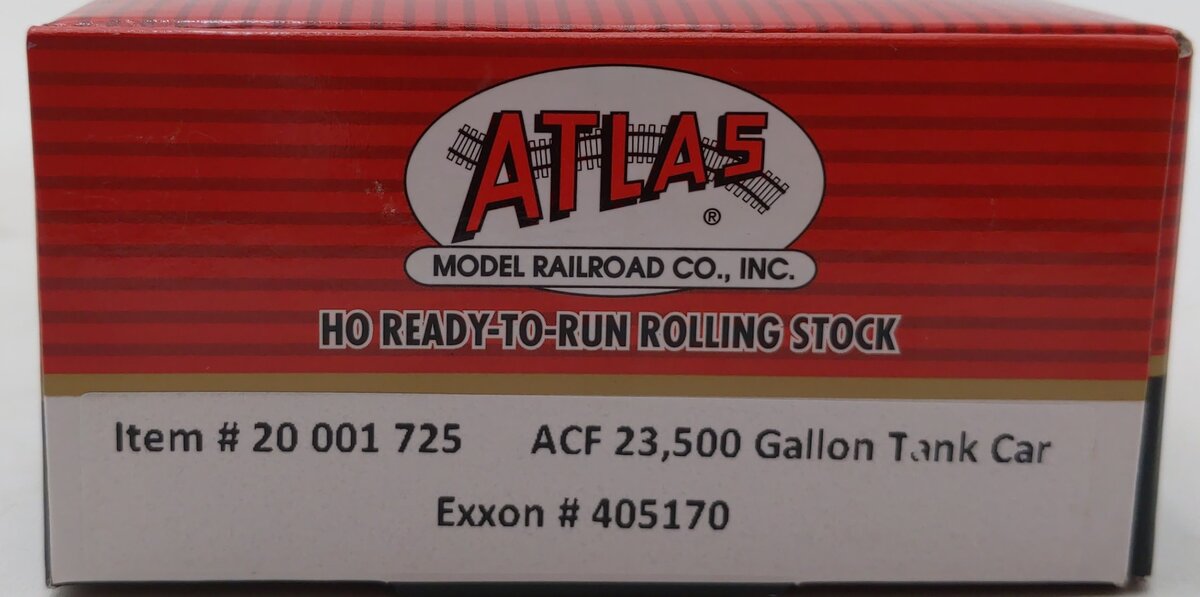 Atlas 20001725 HO Exxon ACF 23,500 Gallon Tank Car #405170