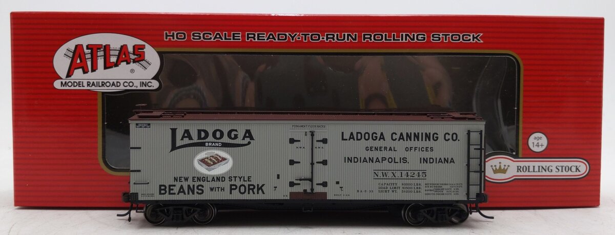 Atlas 20002720 HO Ladoga Canning Company 40' Wood Reefer #14245