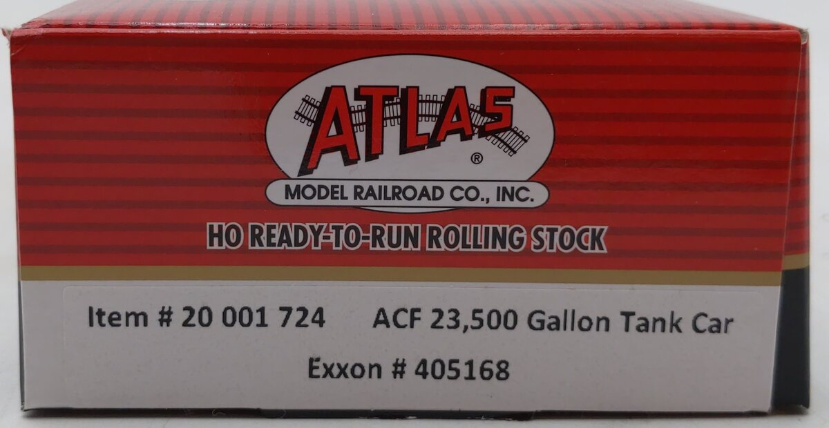 Atlas 20001724 HO Exxon ACF 23,500-Gallon Tank Car #405168