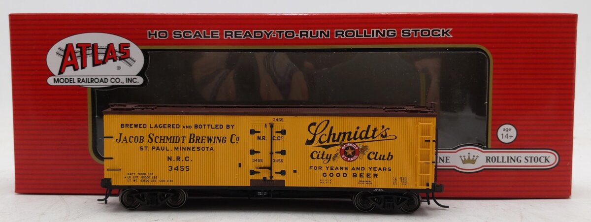 Atlas 20002726 HO Scale NRC Schmidt's 40' Wood Reefer #3455