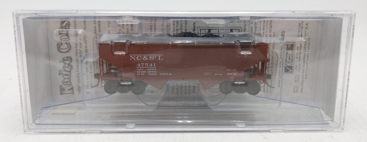 Kadee 7522 HO Nashville Chattanooga & St. Louis 2-Bay Offset Hopper Car #47541