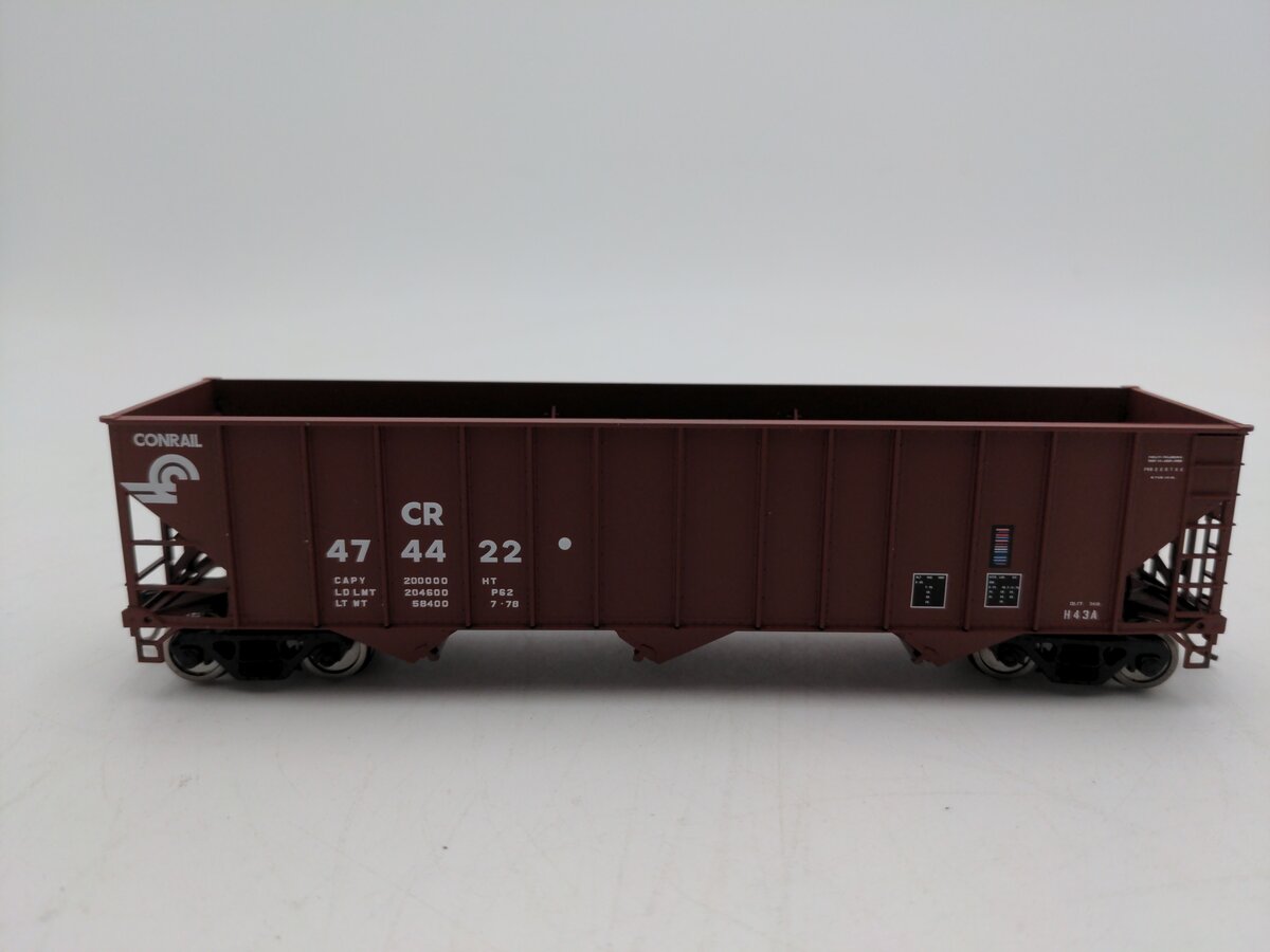 Bowser 43193 HO Conrail Executive Line 100-Ton 3-Bay Hopper Ready to Run #474422