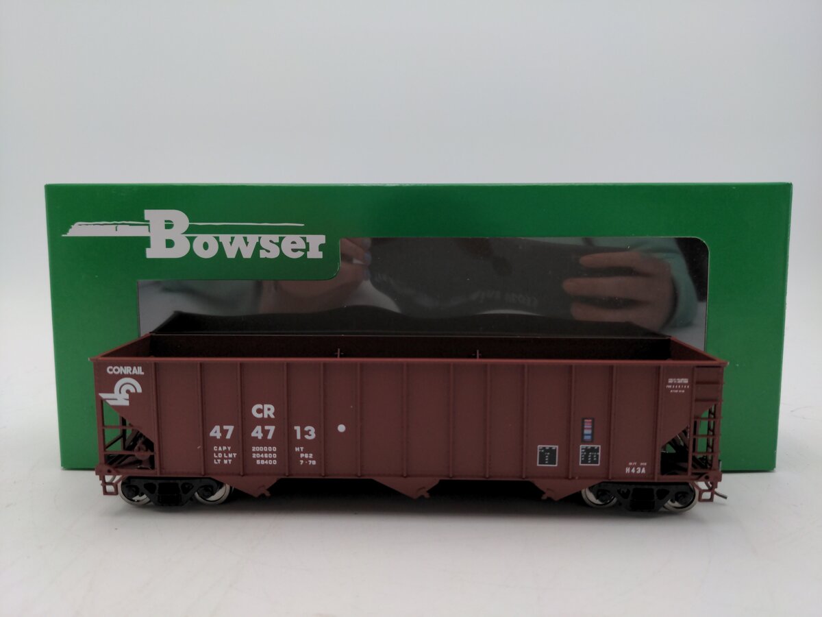 Bowser 43197 HO Conrail Executive Line 100-Ton 3-Bay Hopper Ready to Run #474713