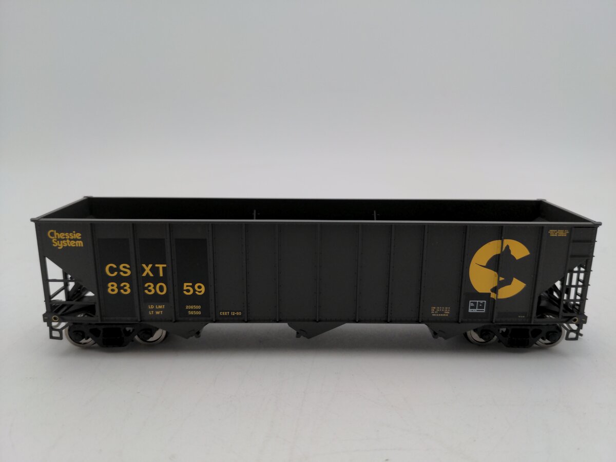 Bowser 43184 HO Chessie Executive Line 100-Ton 3-Bay Hopper RTR CSXT #833059