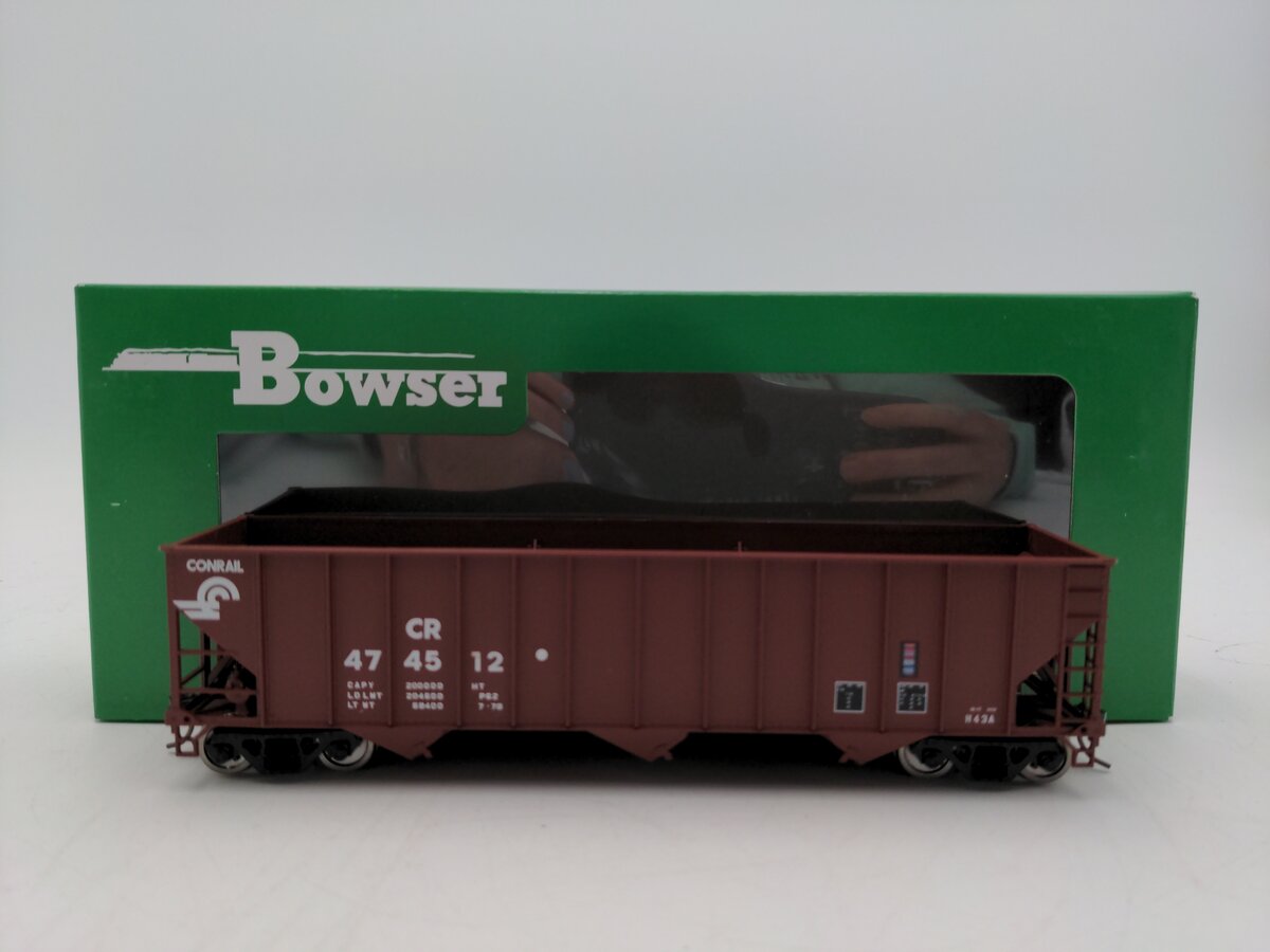 Bowser 43194 HO Conrail Executive Line 100-Ton 3-Bay Hopper Ready to Run #474512