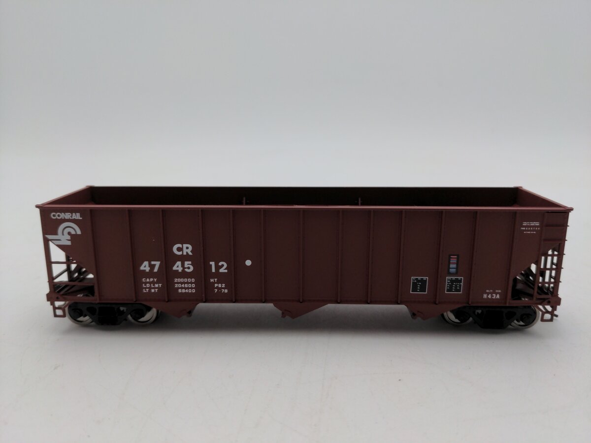 Bowser 43194 HO Conrail Executive Line 100-Ton 3-Bay Hopper Ready to Run #474512