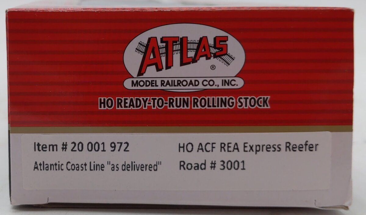 Atlas 20001972 HO Scale ACL REA Express Reefer #3001