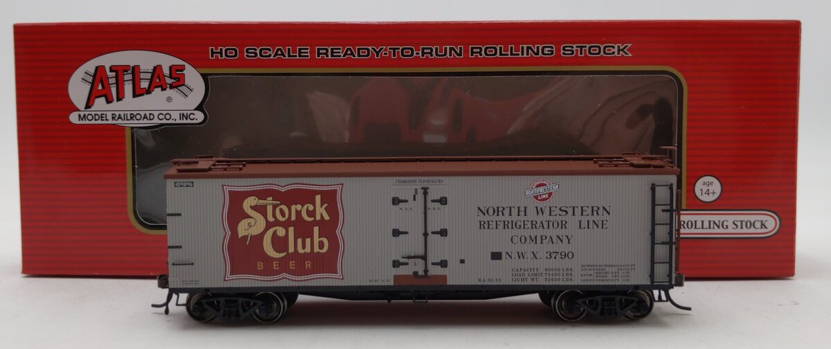 Atlas 20003091 HO Storck Club Beer NWX 40' Wood Reefer #3790