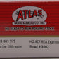 Atlas 20001975 HO Atlantic Coast Line REA Steel Express Reefer #3002