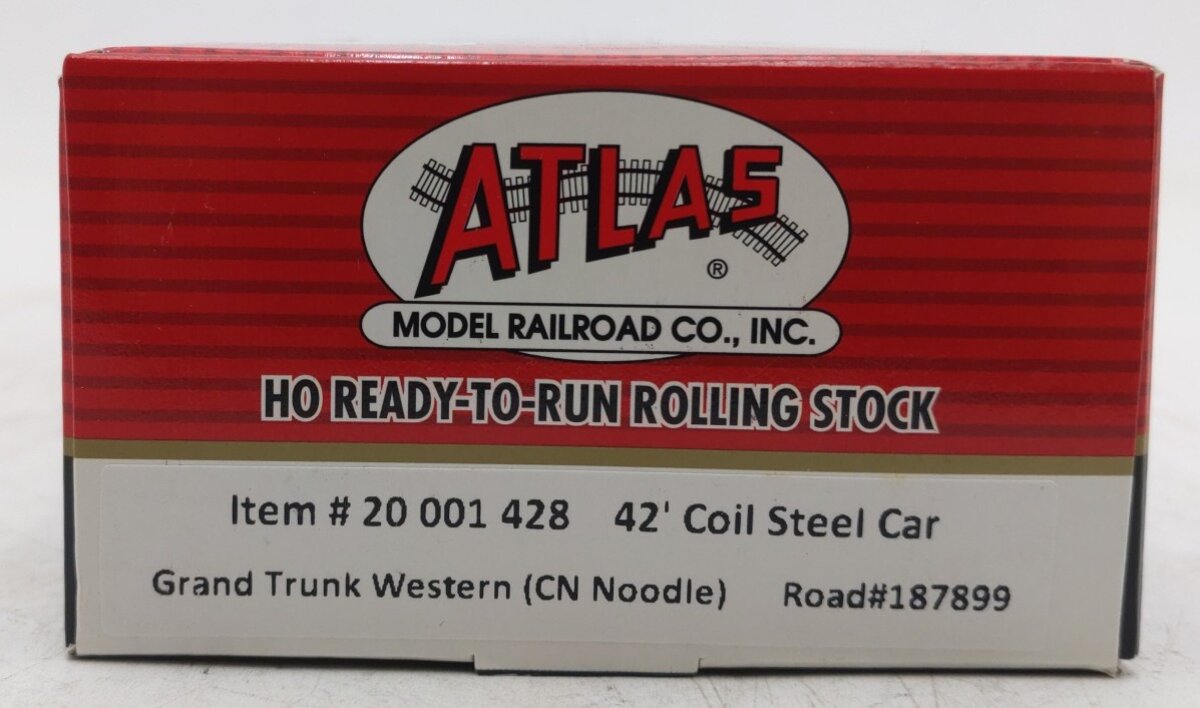 Atlas 20001428 HO Scale GTW 40' Coil Steel Car #187899