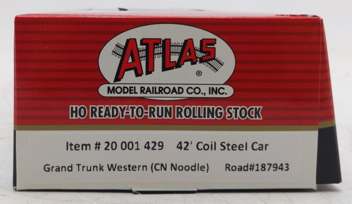 Atlas 20001429 HO Scale GTW 40' Coil Steel Car #187943