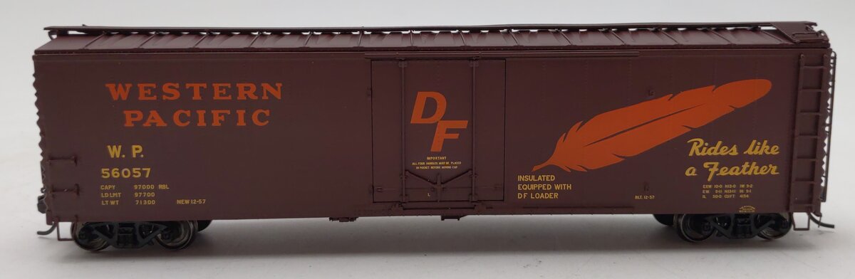 Atlas 20001380 HO Scale Western Pacific 50' Plug Door Box Car #56057