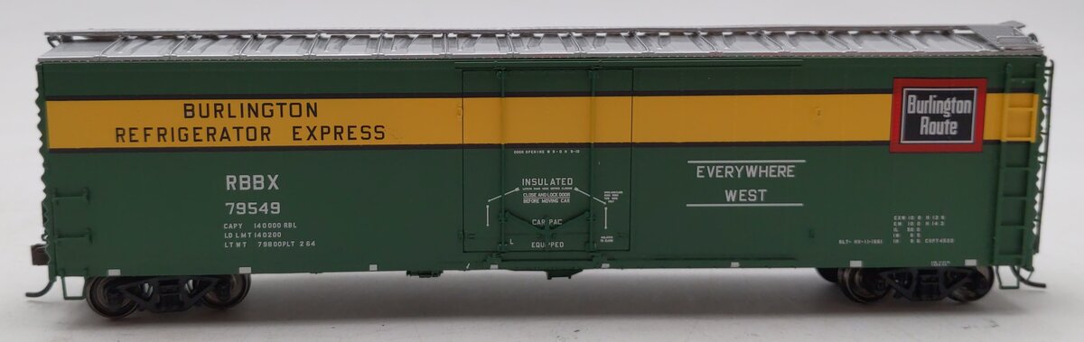 Atlas 20001366 HO Burlington 50' Plug Door Boxcar #79549