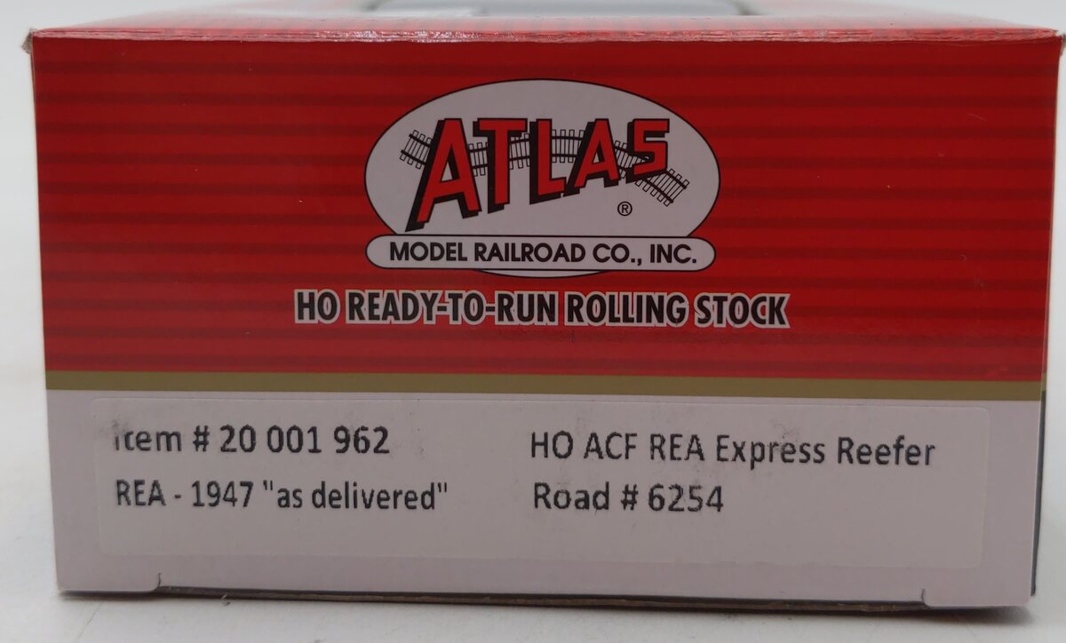 Atlas 20001962 HO Railway Express Agency ACF Steel Express Reefer #6254