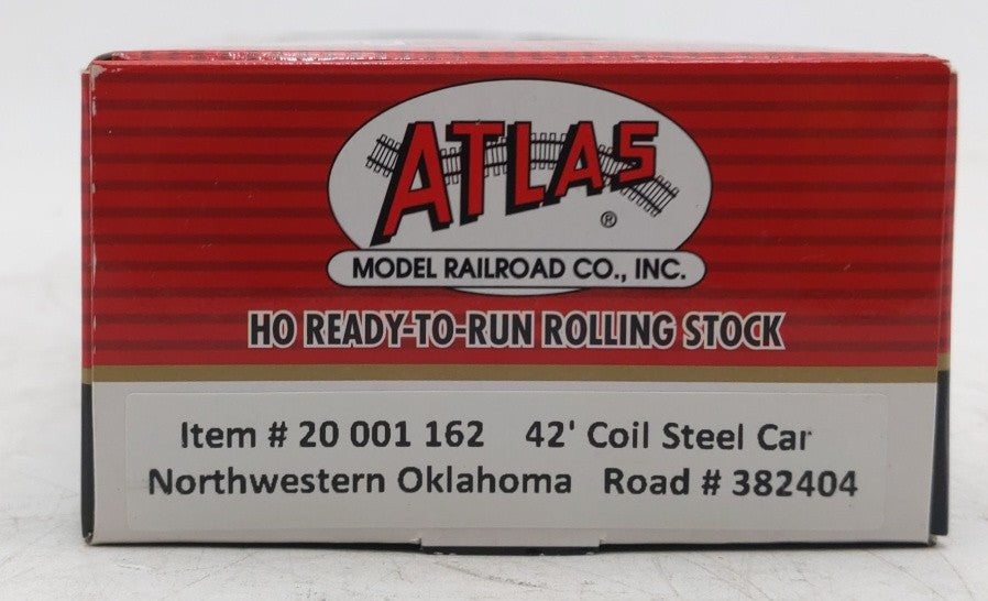 Atlas 20001162 HO Scale Northwestern Oklahoma 42' Coil Steel Car #382404