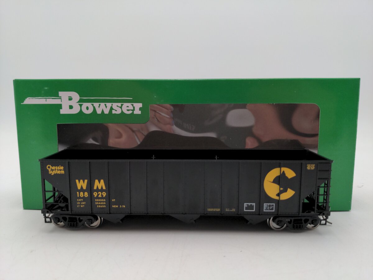 Bowser 43191 HO Chessie System 100-Ton 3-Bay Hopper Ready to Run WM #188929