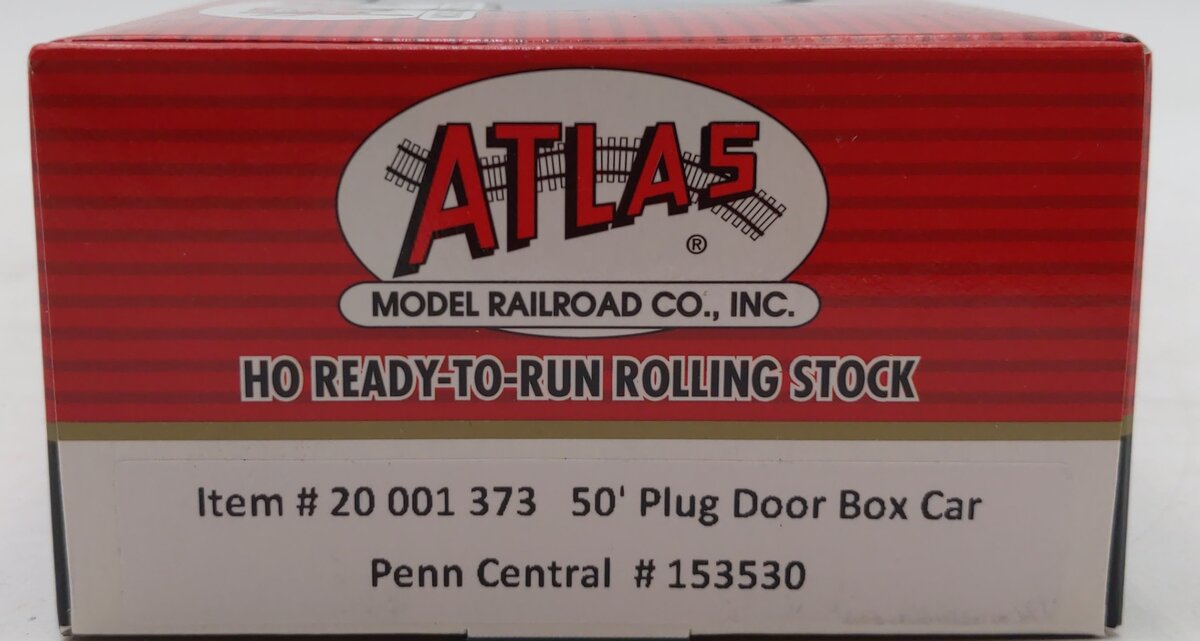 Atlas 20001373 HO Penn Central AAR 50' Plug-Door Boxcar #153539