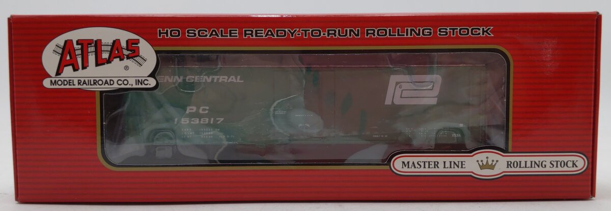 Atlas 20001375 HO Scale Penn Central 50' Plug Door Boxcar #153817