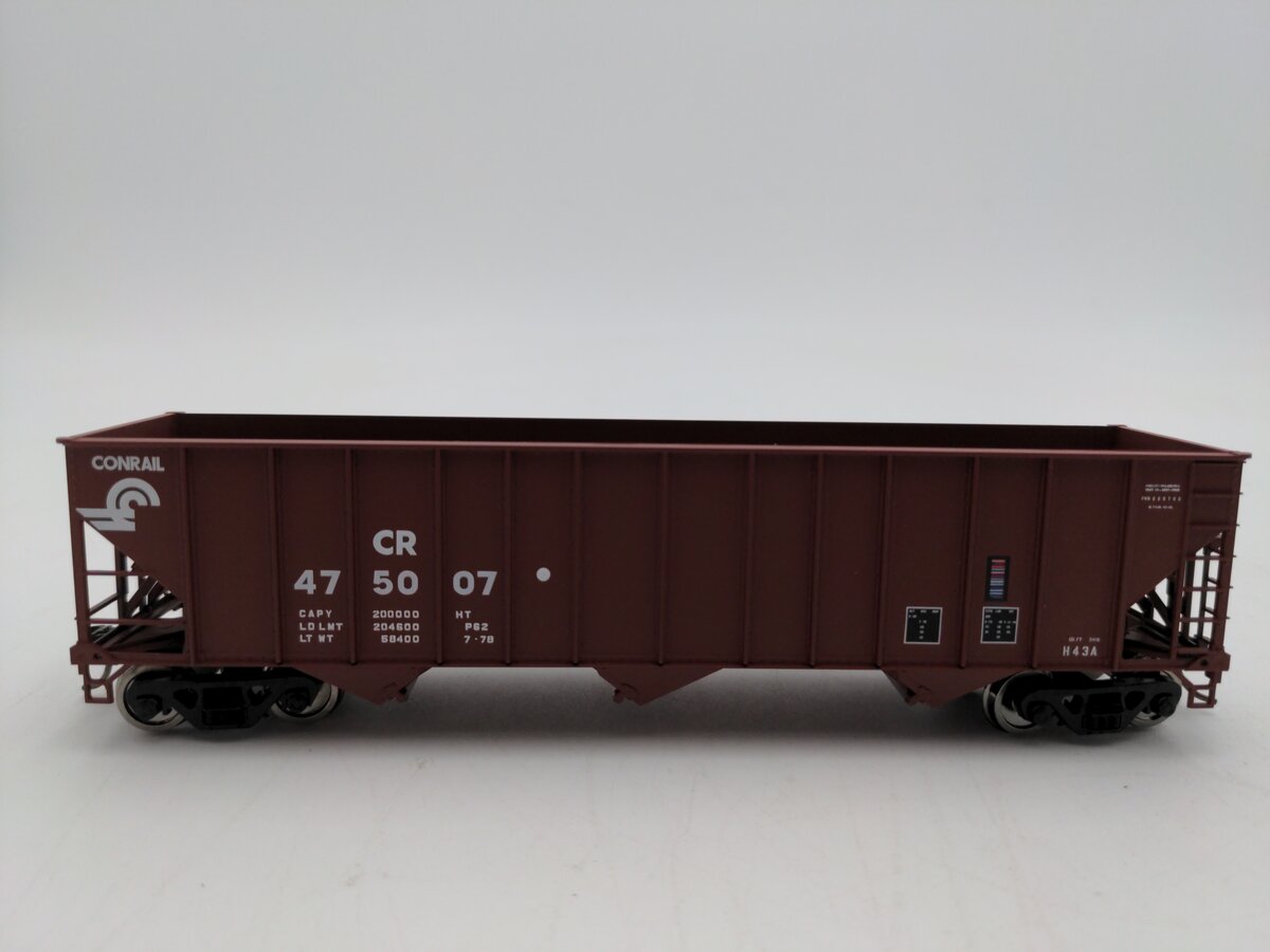 Bowser 43198 HO Conrail Executive Line 100-Ton 3-Bay Hopper Ready to Run #475007