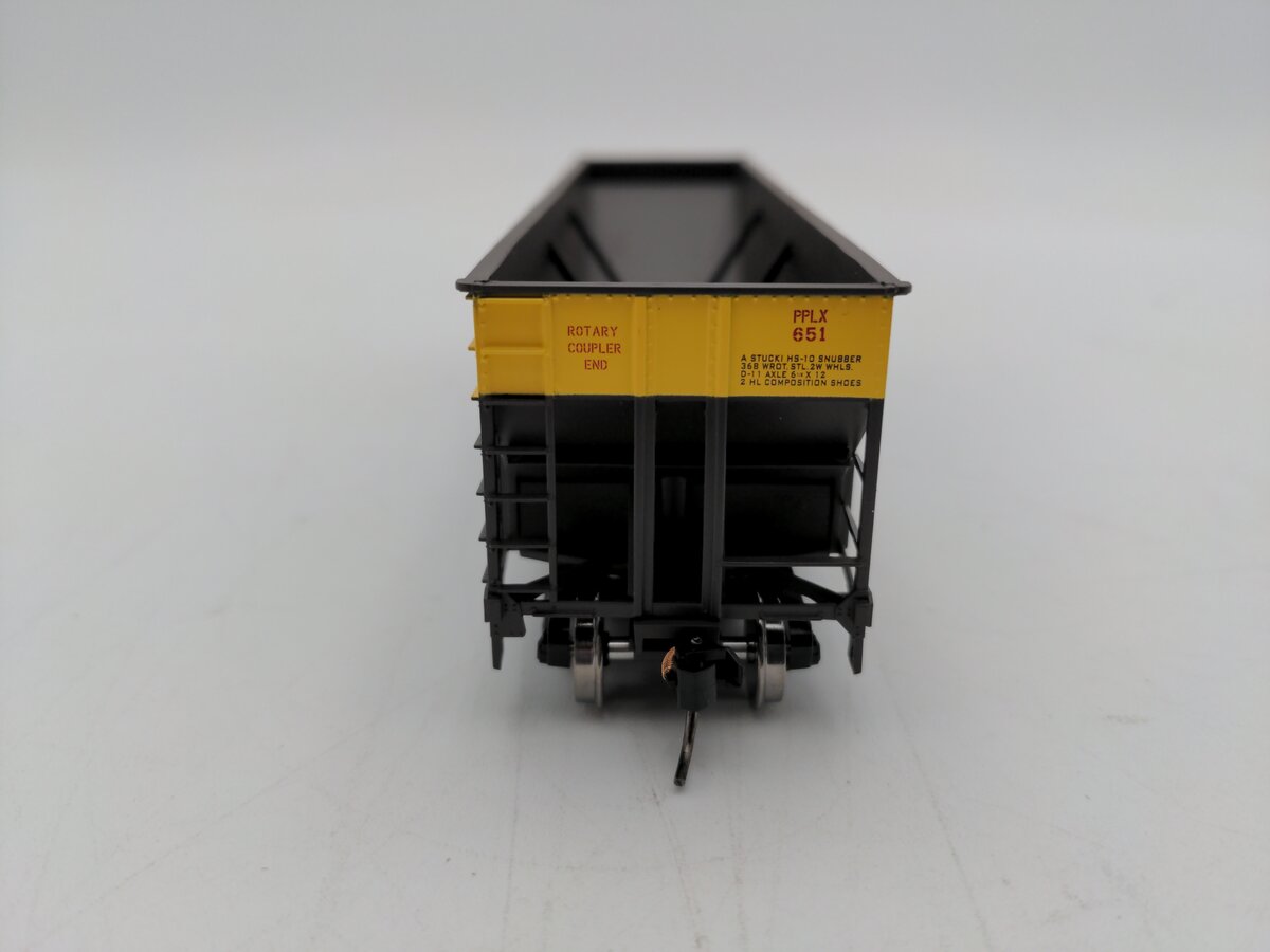 Bowser 43225 HO PPLX Executive Line 100-Ton 3-Bay Hopper Ready to Run #651