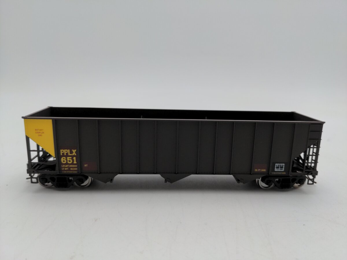 Bowser 43225 HO PPLX Executive Line 100-Ton 3-Bay Hopper Ready to Run #651