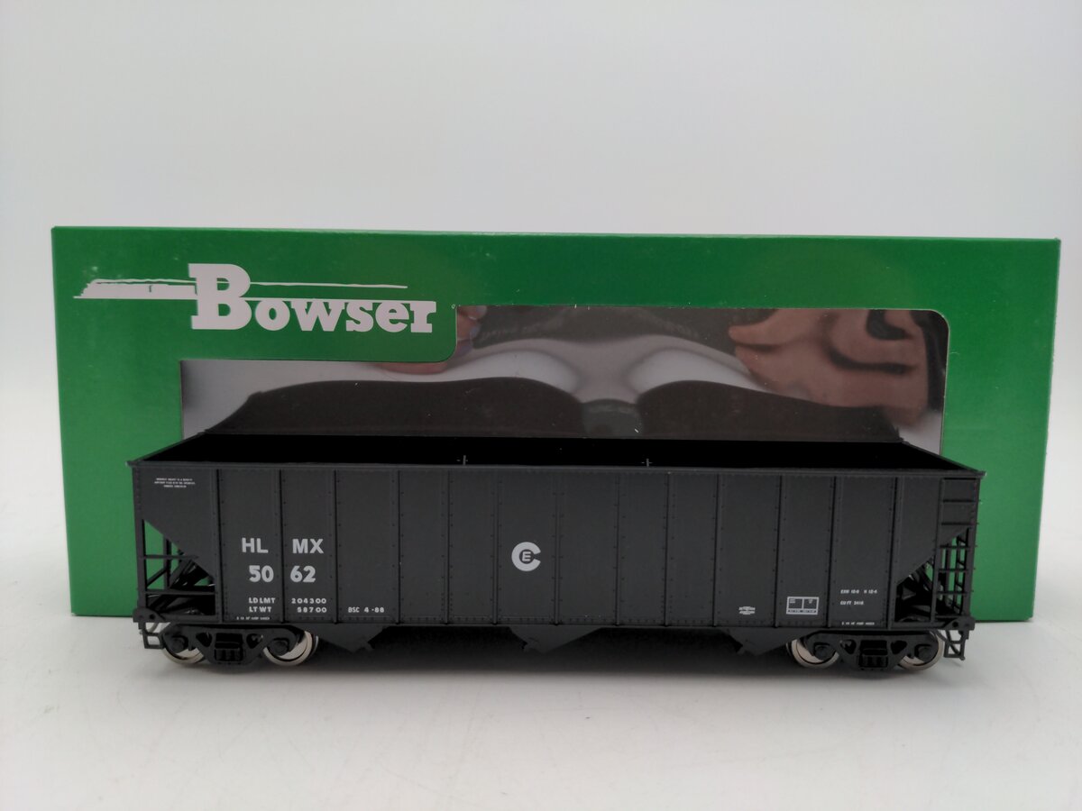 Bowser 43201 HO HLMX Executive Line 100-Ton 3-Bay Hopper Ready to Run #5062