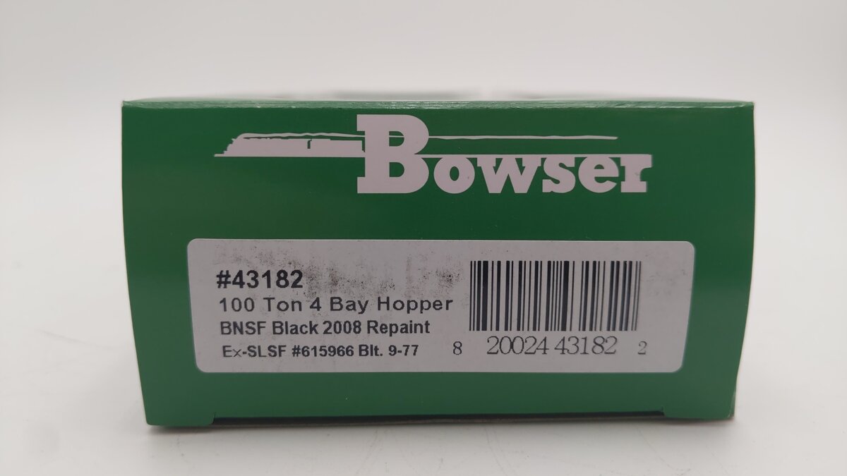 Bowser 43182 HO BNSF Railway Executive Line 100-Ton 3-Bay Hopper RTR #615966
