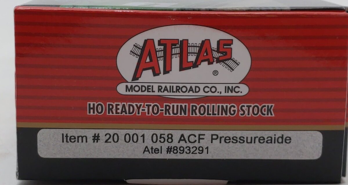 Atlas 20001058 HO Scale Atel ACF Centerflow Pressureaide Hopper #893291