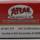 Atlas 20001737 HO Southern Rail Associates 23,500g Tank Car #23942
