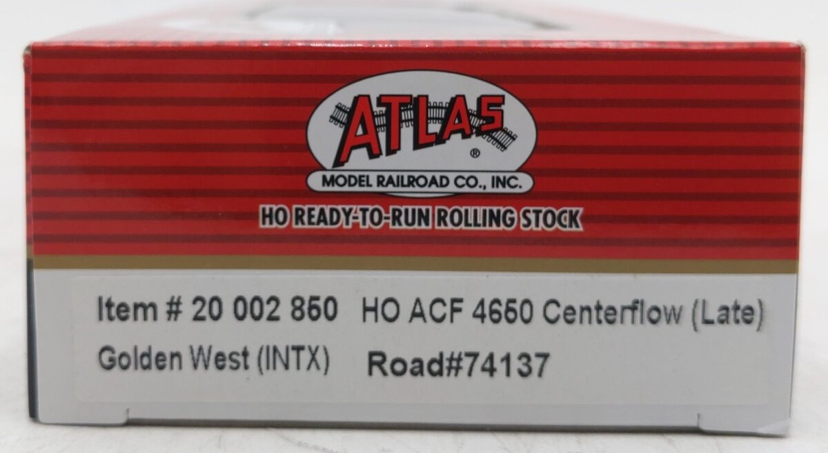 Atlas 20002850 HO Scale Golden West Service ACF 4650 Centerflow Hopper #74137
